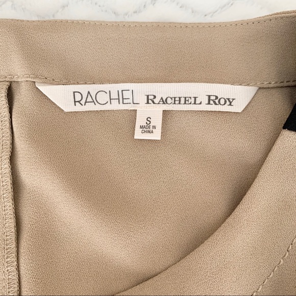 RACHEL RACHEL ROY- Black Beige Neon Pink Romper - Picture 3 of 7